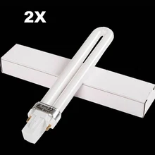 2 шт./лот УФ 9 Вт 36 Вт 365 нм u-образный Светодиодный УФ-светильник для ногтей и гель-лака Сушилка для ногтей УФ-белый светильник