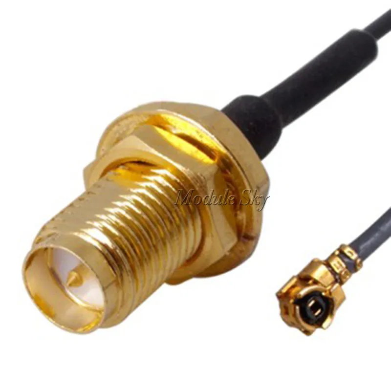 2PCS Pci U.Fl To RP-SMA Antenna Router Mod Kit Wifi Connector Cable NEW