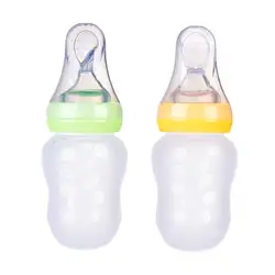 180 мл детская силиконовая насадка на бутылочку для кормления ложка набор для новорожденного ребенка силиконовая чашка для кормления