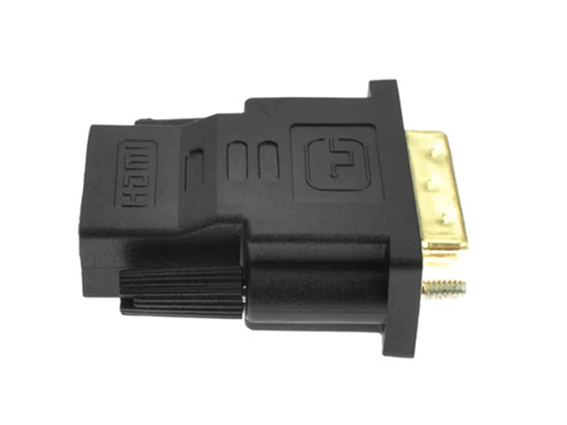 DVI 24+ 1& 24+ 5 штекер HDMI Женский конвертер HDMI к DVI адаптер Поддержка 1080P для HDTV проектора DVI-D позолоченный адаптер