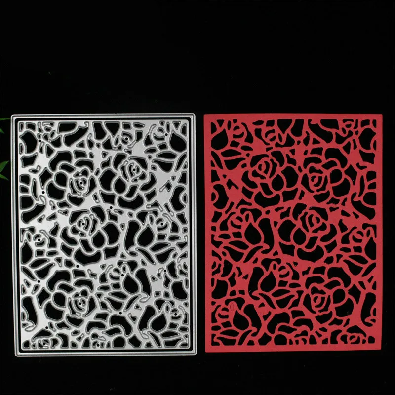 KSCRAFT Roses frame metal die cutting dies scrapbooking embossing folder suit for machine | Дом и сад