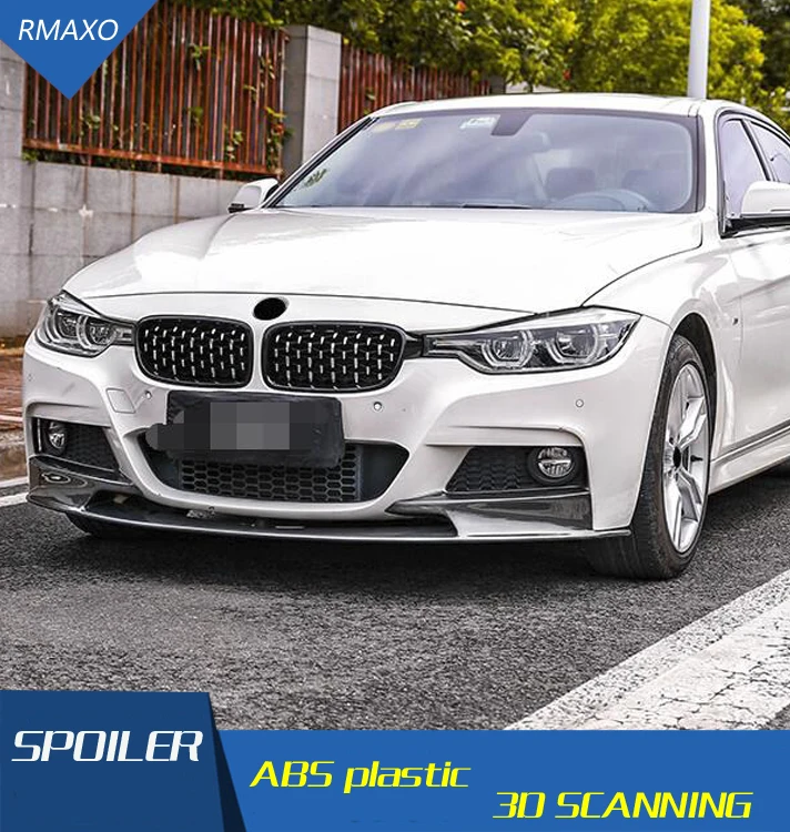 

For F30 F35 Body kit spoiler 2012-2017 For BMW M3 320i 320li ABS Rear lip rear spoiler front Bumper Diffuser Bumpers Protector