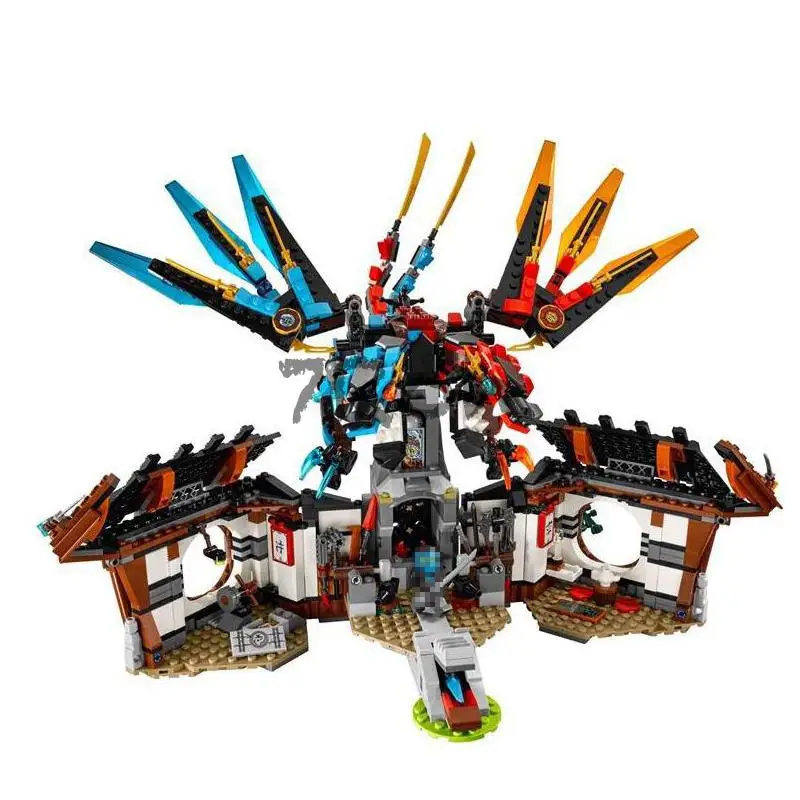 

Compatible with lego Ninja 70627 Models building toy 10584 1173PCS Ninja Dragon's Forge Building Blocks toys & hobbies
