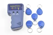 125KHz RFID ID Card Reader & Writer/Copier/Duplicator/Programmer + 5pcs Writable EM4305 T5577 Tags Access Control