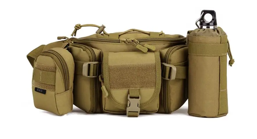 Система MOLLE, одиночная бутылка для воды, сумки для скалолазания, сумка для чайника, армейская прочная мужская сумка для путешествий, тактическая сумка для воды для походов, походов