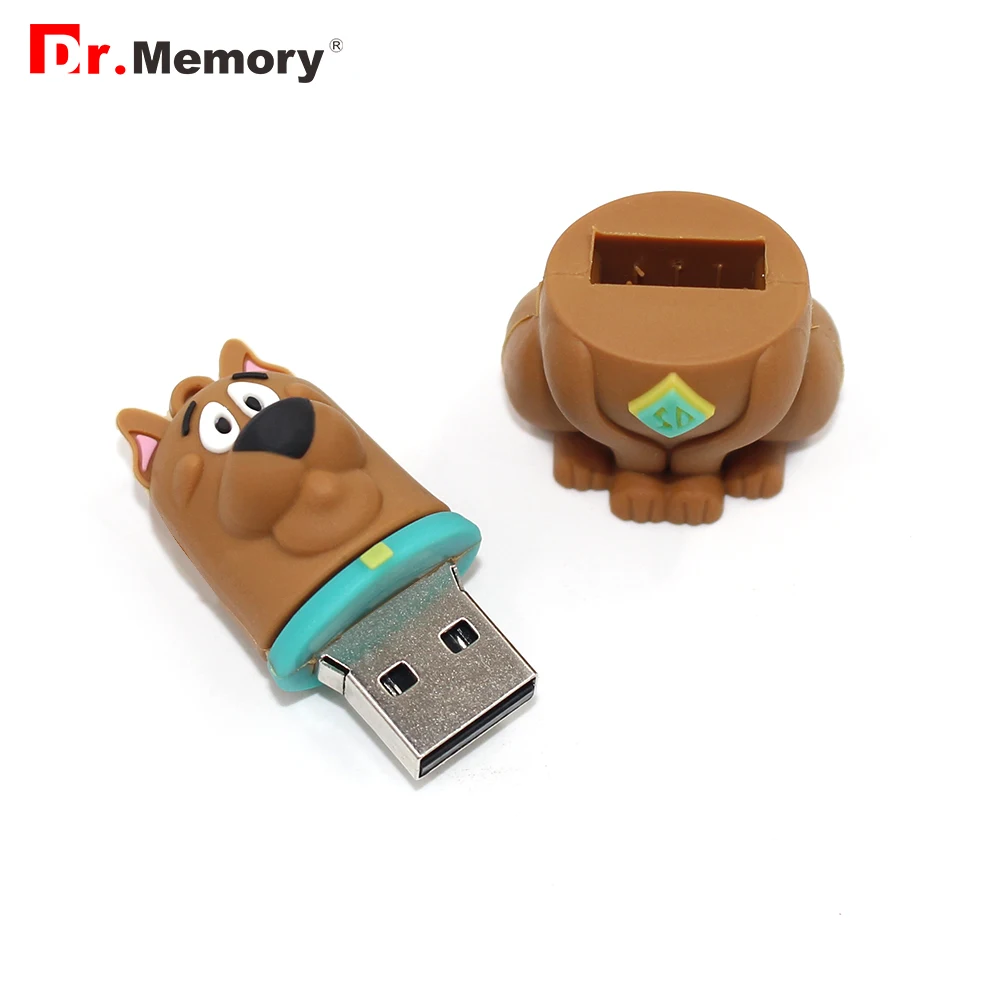 Милые животные USB флеш-накопители 16GB мультфильм собака Флешка 32GB персонализированные 4GB 8GB карта памяти, Флеш накопитель I Flashdisk забавные подарки