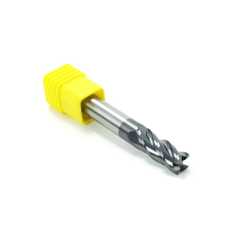 

Tungsten Steel End Mill Straight Shank 4 Flute Solid Carbide CNC Milling Cutter