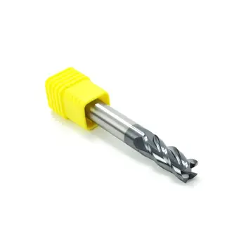 

Tungsten Steel End Mill Straight Shank 4 Flute Solid Carbide CNC Milling Cutter