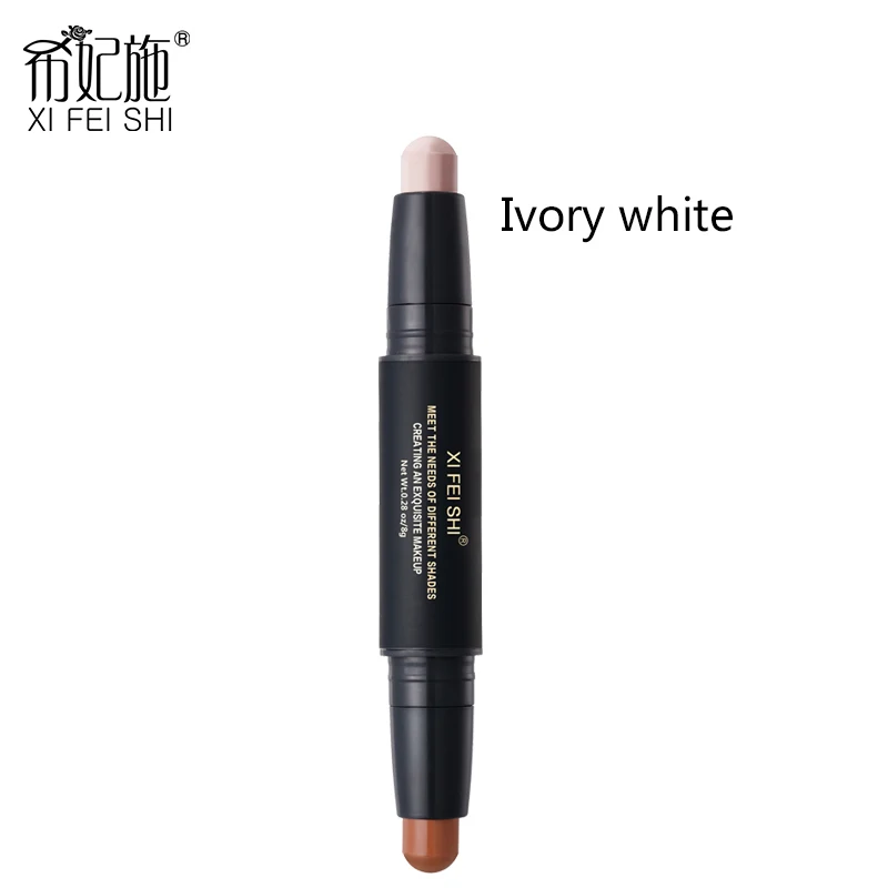 

2 in 1 Complexion+Embellish Highlighter and Shimmer Stick Concealer Bronzer 2 Colors Face Makeup Brand XIFEISHI