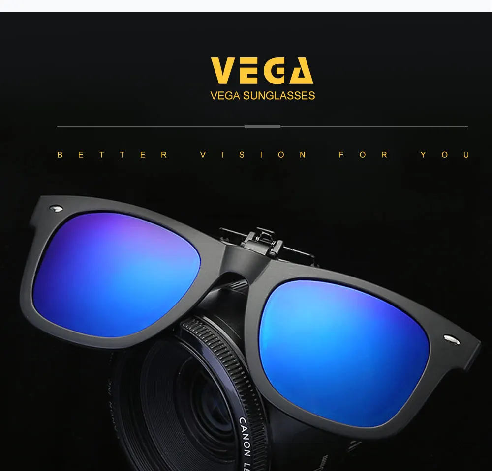VEGA анти голубой свет клип на солнцезащитные очки над солнцезащитные очки поляризационные женщины мужчины флип-вверх подходят над компьютером очки 237