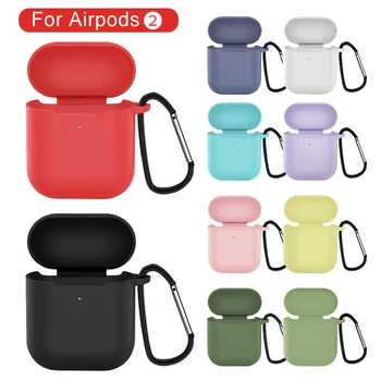 

TPU Bluetooth Wireless Earphone Case For AirPods 2 Protective Cover Skin Accessory for Apple Airpods 2nd Generation Charging Box