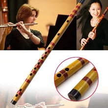 Instrumento musical de bambu de flauta profissional, instrumento musical feito à mão para iniciantes 19ing, 1 peça, 2020