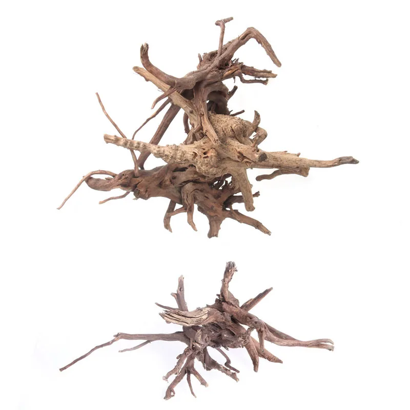 Дерево натуральный ствол карликовое дерево аквариум Растения пень орнамент Декор yy56 - Цвет: as shown