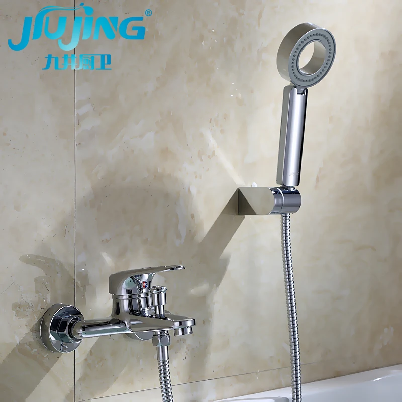 Shower Faucets High Quality Chrome Brass Single Handle Bathroom Shower Faucet With Water saving