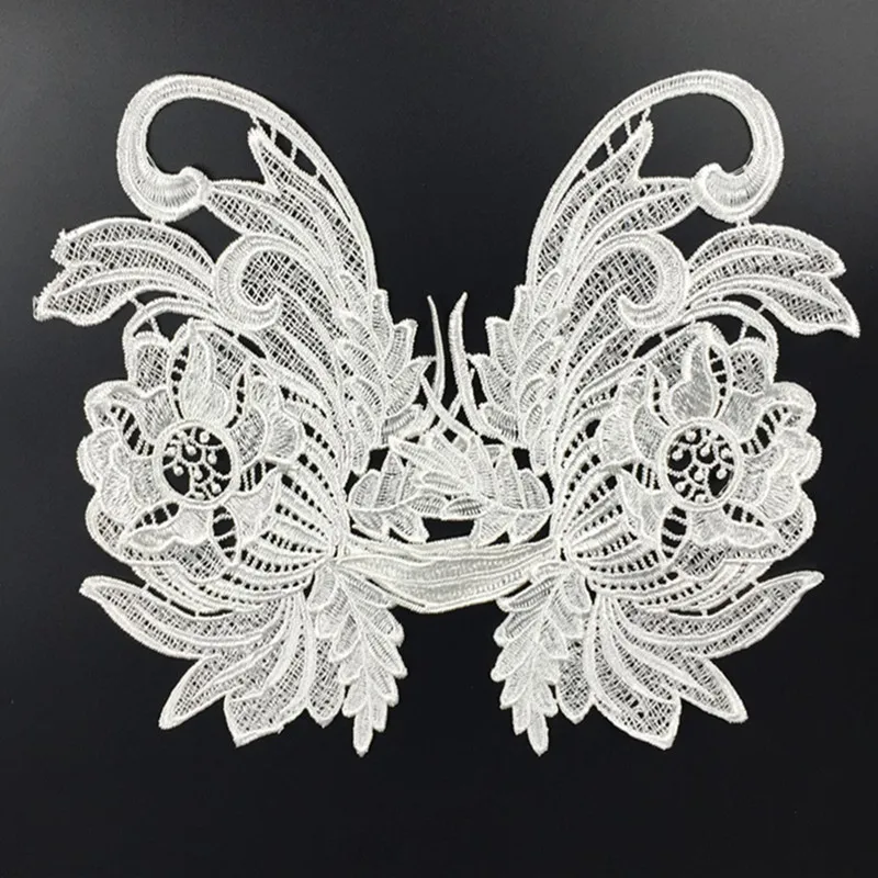 

Free shipping lovely fabric 4.5cm width black eco-friendly DIY decoration lace trim trimming YY57