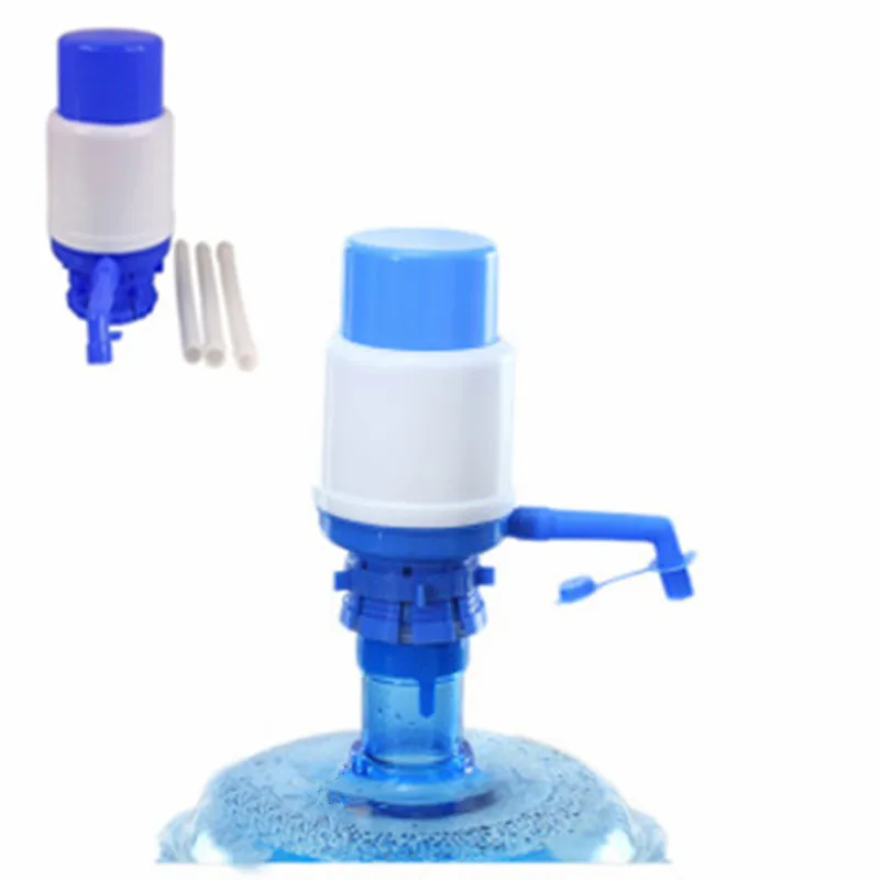 

2PCS 5 Gallon Plastic Manual Bottled Drinking Water Hand Pump Dispenser Creative Water Bottle Absorption Device
