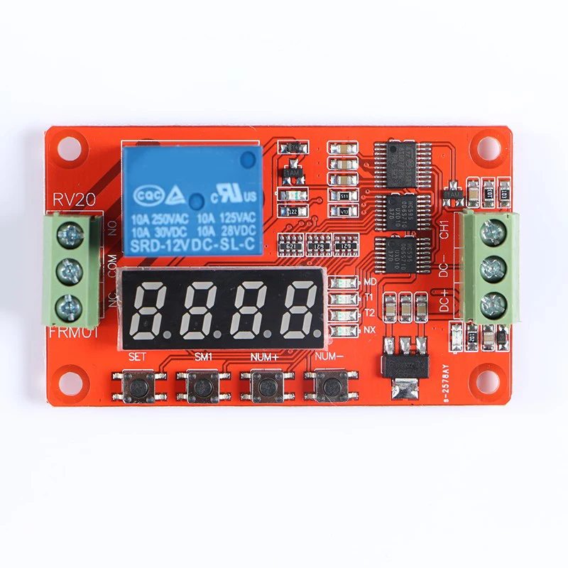 Новая версия В 12 V Multifunction Relay Cycle Timer Module-программируемый с настраиваемыми настройками (увеличен до 18 режимов)