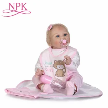 

55CM Pink Girl Silicone Reborn Babies Dolls Education Toys Real Baby Lifelike baby reborn Menina Bonecas Children