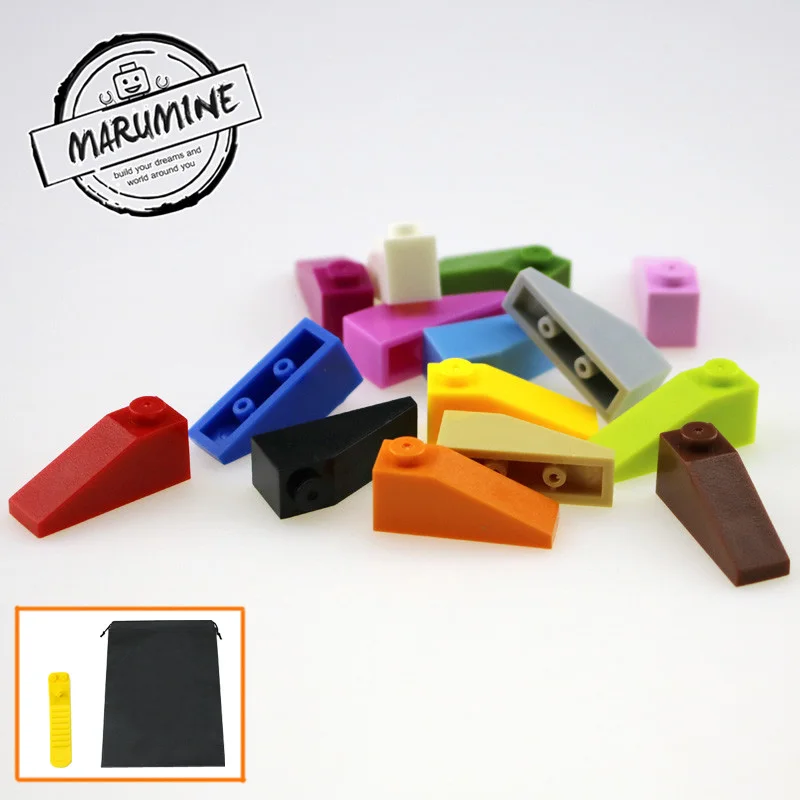 

MARUMINE Bricks Toys Slope 3 x 1 Inverted Brick 150PCS/Lot MOC Classic Building Toy Educational DIY Construction Set for Kids