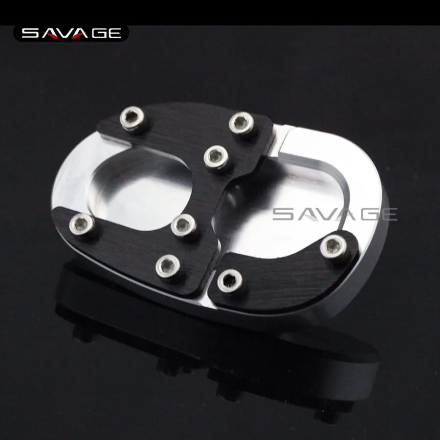 

For YAMAHA MT-09/FZ-09 2014-2017, FJ-09/ MT09 Tracer 2015 2016 2017 Motorcycle CNC Aluminum Side Kickstand Stand Extension Plate