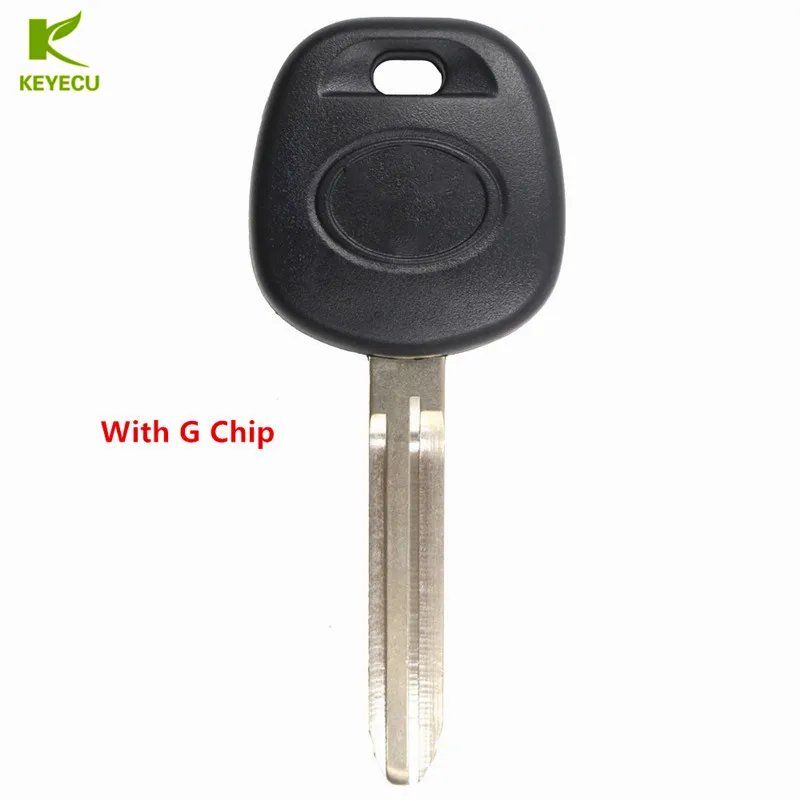 

KEYECU Replacement New Transponder Key With G Chip for Toyota - Letter G