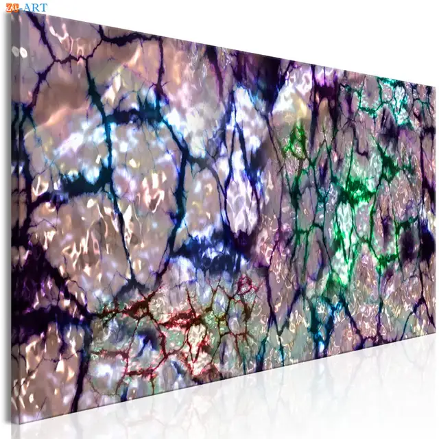 Abstract Art Colorful Texture Print Modern Canvas Painting Large