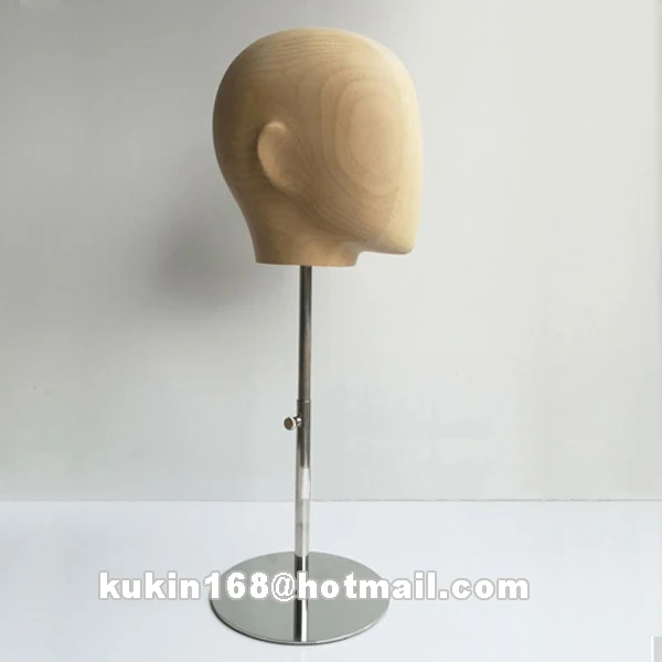 Wooden Mannequin Head, Hats Display Mannequin Head Mannequins