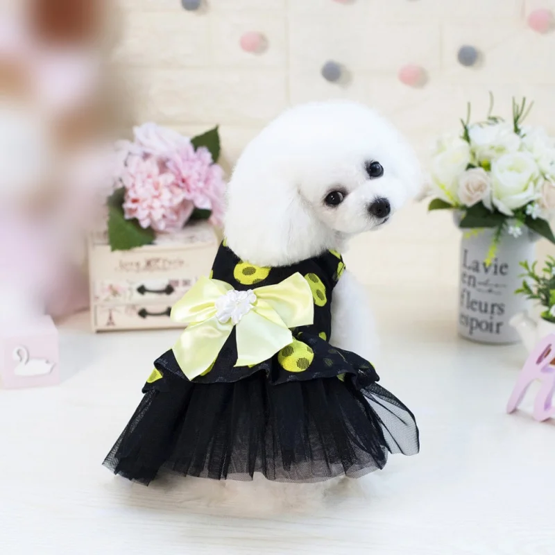 Лидер продаж; одежда для маленьких собак; Одежда для собак; сезон весна-лето; Taidibi Xiong; Милая юбка с рисунком