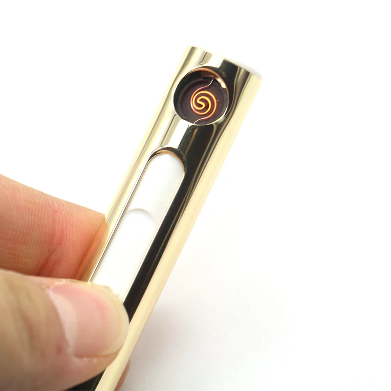 

1 Pcs New Arrival USB Electronic Rechargeable Battery Flameless Cigar Cigarette USB Lighter Smoking Accessories