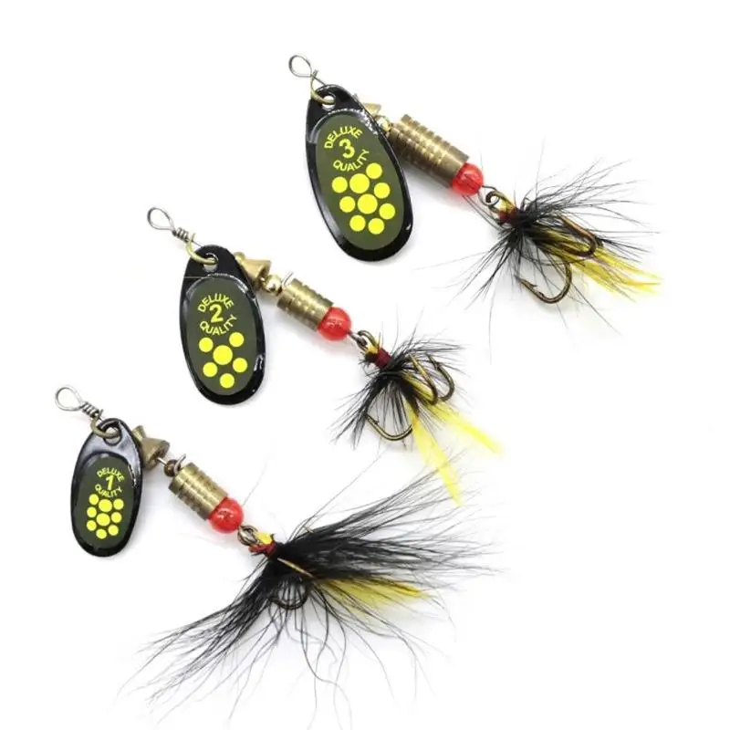 

Mepps Spinner Bait 3.9g, 4.4g, 7.4g Metal Fishing Lure Spoon Lures Hard Bait with Mustad Treble Hooks for Carp Fishing