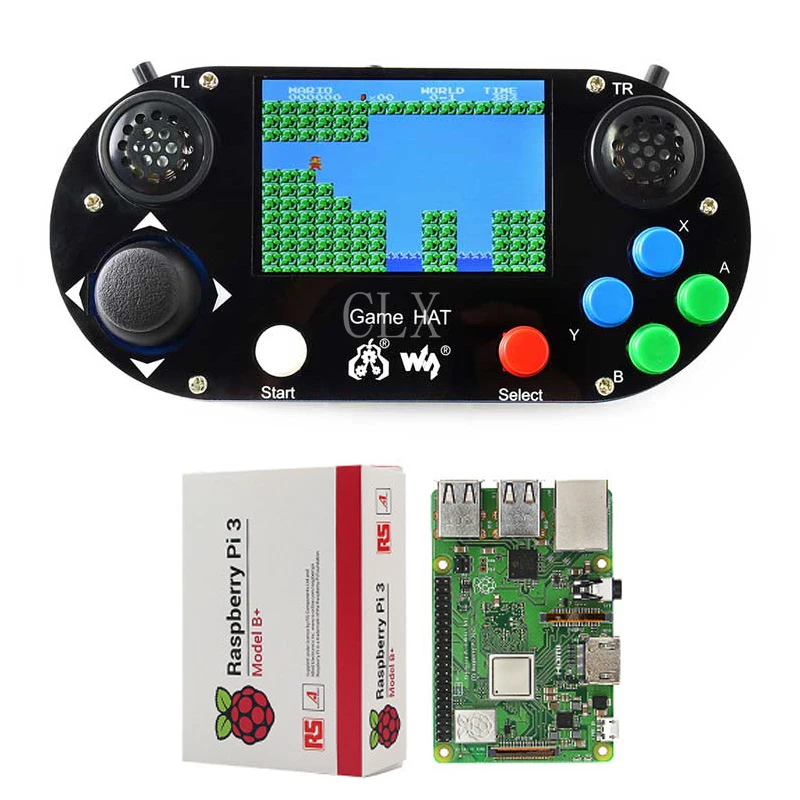 

Raspberry Pi 3B+ Game LCD 3.5inch HDMI LCD Gamepad on board RetroPie with Case and Raspberry Pi 3 model B+