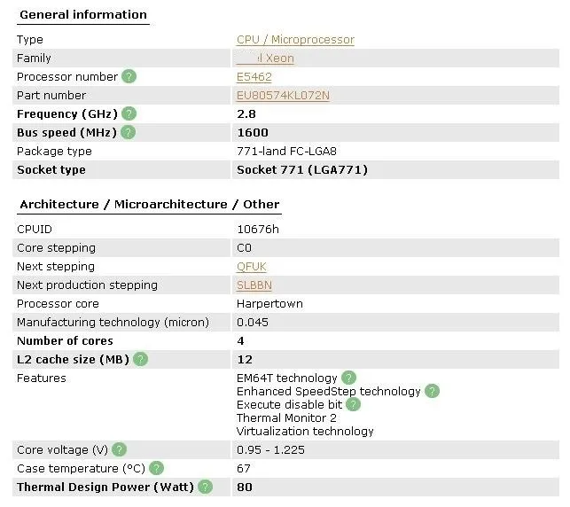 amd processor XEON E5462 2.8GHz 12M 1600Mhz CPU equal to Core 2 Quad Q9550 CPU works on LGA775 mainboard computer processor list