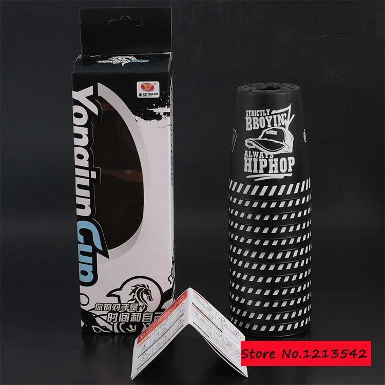 

New Arrival Hot Sale 12pcs/set Speed Flying cups Six Different Colours Luminous cups with net box