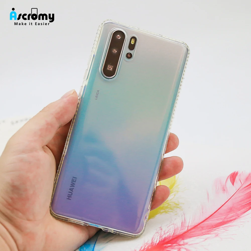 Ascromy чехол для huawei P30 P20 Pro Lite Блестящий Силиконовый противоударный бампер mate 20