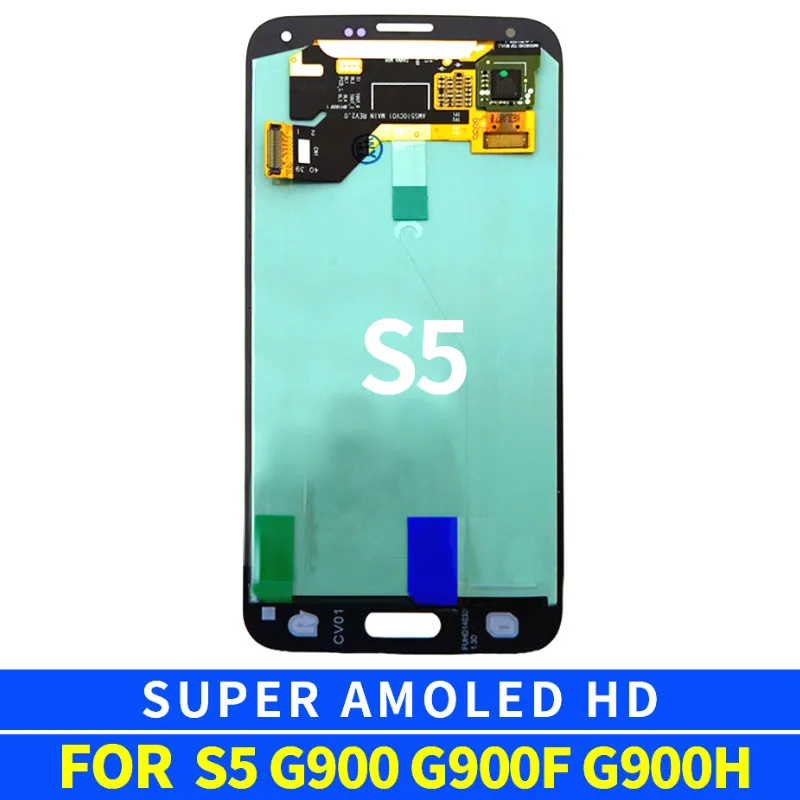 Super HD AMOLED ЖК дисплей сенсорный экран в сборе для Samsung Galaxy S5 G900 G900F G900H