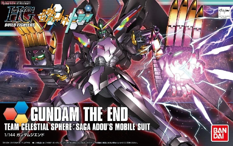 Gundam Build Fighter Bandai 1/144 The End M Scale модель игрушки фигурка|Игровые фигурки и