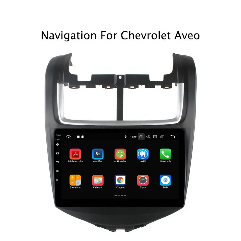 Perfect 9" 2G RAM 16G ROM Android 8.1 Car DVD Multimedia Player For Chevrolet Aveo GPS Navigation Radio Stereo Audio 3