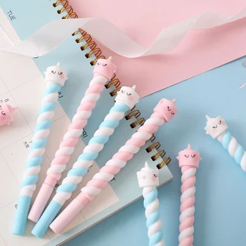 

1 Pcs Cute Kawaii Unicorn Cake Soft Silicone Rubber Gel Ink Pen Promotional Gift Stationery School & Office Supply Birthday Gift