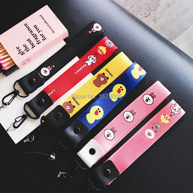 أزياء الماركات مفاتيح id الرقبة الشريط الحبل ل بطاقة جيم الهاتف المحمول الأشرطة usb شارة حامل diy هانغ حبل الكرتون الحبل