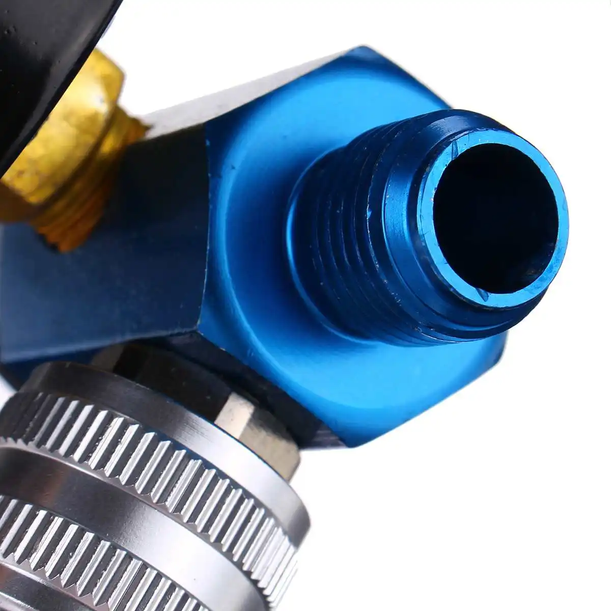 1/4" Air Pressure Regulator Air Control Spray Paint G un Tail Pressure Gauge Compressor Relief Regulator Regulating Valve