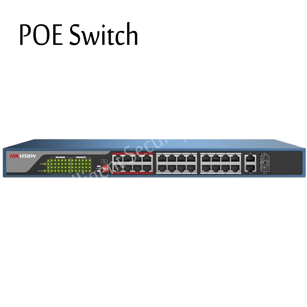 100 Мбит/с неуправляемый 4 8 16 24 порт POE коммутатор питания по Ethernet сетевой адаптер питания Plug and Play 4kv Защита от перенапряжения металл