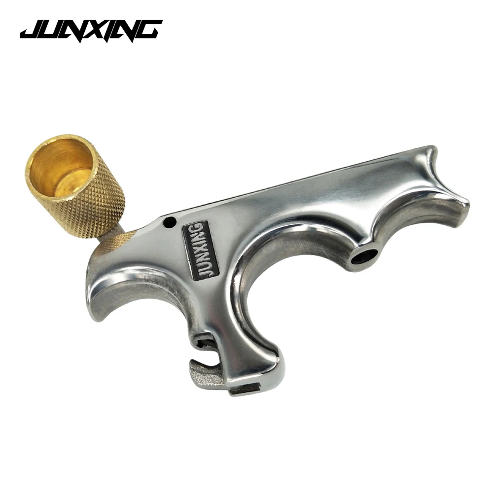 3 Fingers Stainless Steel Bow Release Aid for Compound Bow Archery