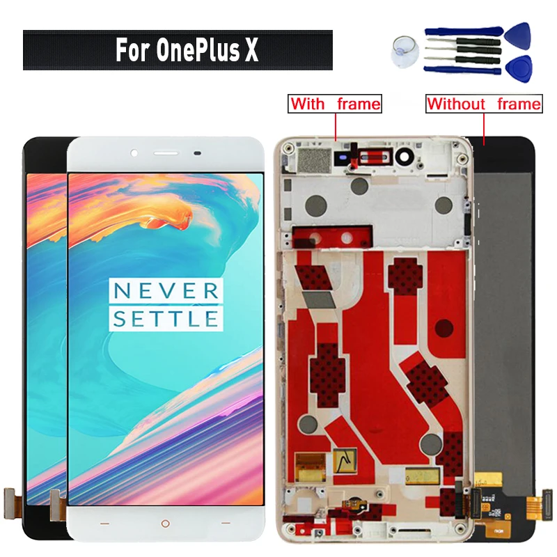 

Original AMOLED For OnePlus X display lcd touch Screen Assembly replacement for OnePlus X E1003 lcd display screen module
