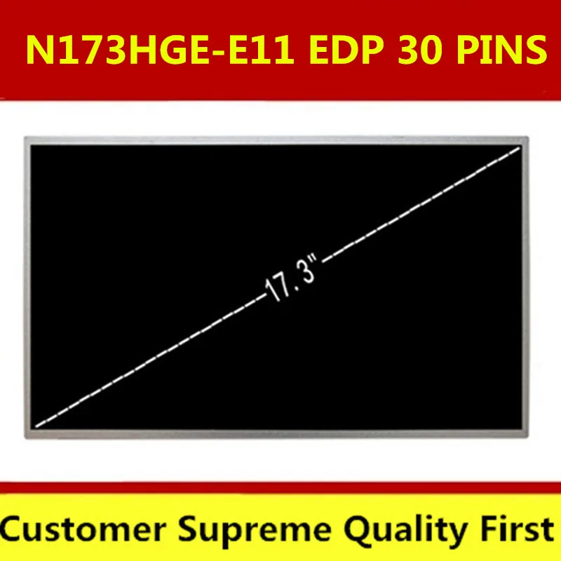 A-99% n173hge-e11 n173hge-e21 b173htn01.1 17,3 Ноутбук ЖК-экран 30pin для AsusG74SX-A1 для ACer V3-772G светодиодный дисплей