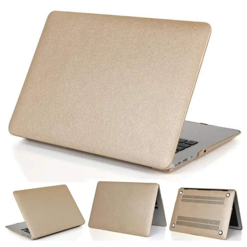 XSKEMP Silk Leather Hard Laptop Case For MacBook Pro 13" A1278 15" A1286 Retina A1425 A1398 Air