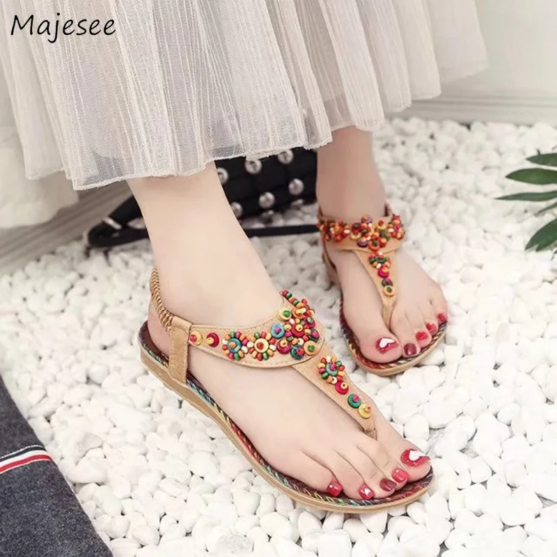 

Sandals Women Retro Non-slip All-match Elegant High Quality Shoes Womens Summer Beach Leisure Breathable Fashion Classic Female