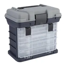 Transportable Plastic Outside 5 Layer Massive Fishing Deal with Instrument Storage Field Case with Deal with Utility Field New free delivery