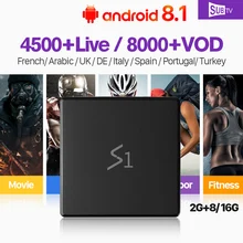 

Full HD Lives IPTV SUBTV Leadcool S1 IP TV Android 8.1 RK3229 Support 4K IPTV France Arabic Sweden Portugal 2+8/16G As X96Mini