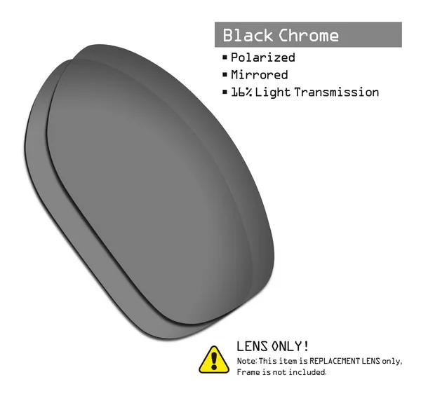 SmartVLT поляризованные Сменные линзы для солнцезащитных очков oxley Pit Bull-несколько вариантов - Цвет линз: Black Chrome