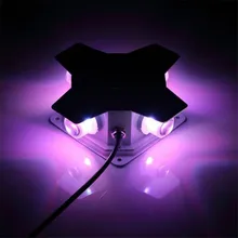 8 шт. 10 Вт уличный светодиодный многоцветный настенный светильник с крестиком IP68 алюминиевый AC85-265V водонепроницаемый внутренний светодиодный настенный светильник CE RoHS